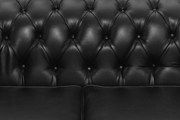 Naklejka premium Black sofa upholstery