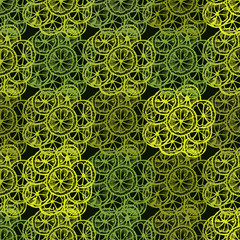 Seamless pattern with lemon