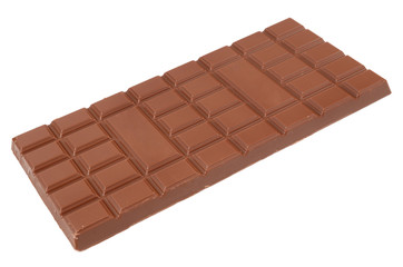 chocolate on a white background