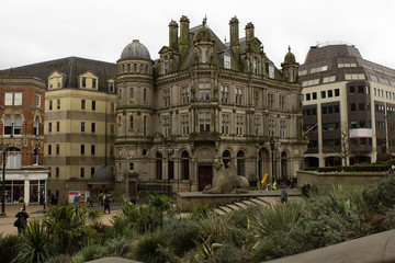 Scene in Birmingham city centre