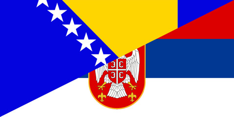 bosnia herzegovina serbia flag