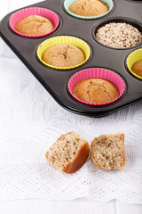 Homemade quinoa muffins.