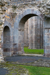 Fototapeta na wymiar kirchenruine kloster arnsburg