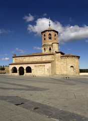 Obraz premium Church of San Miguel, Almazan, Soria provincia,Castilla Leon, Spain
