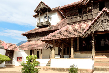 Beautiful Padmanabhapuram Palace in Kanyakumari, Tamil nadu, 