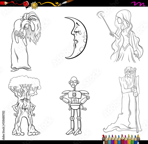fairy tale characters coloring pages - photo #25