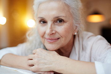 Portrait of senior woman