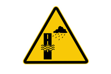 Pluie mont&eacute;e des eaux