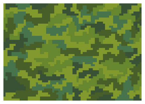 gr&uuml;nes Pixel Camouflage
