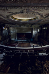 Fototapeta na wymiar Abandoned Theater - Buffalo, New York
