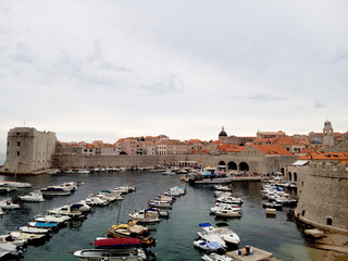 Yacht parking in Dubrovnik Croatia