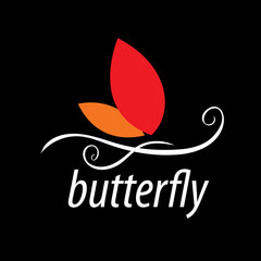 Obraz premium vector butterfly logo
