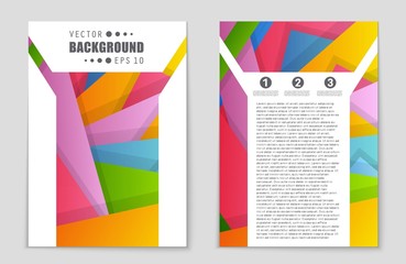 Abstract vector layout background set. For art template design, list, front page, mockup brochure theme style, banner, idea, cover, booklet, print, flyer, book, blank, card, ad, sign, sheet,, a4.