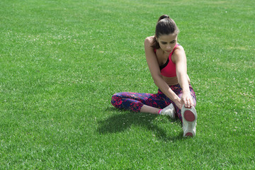 woman workout outdoor