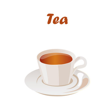illustration of tea cup