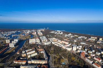 Cityscape of Kolobrzeg, Poland