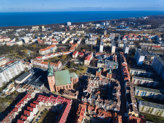 Obraz premium Cityscape of Kolobrzeg, Poland