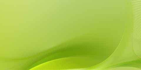 Abstract fractal light green background with waves