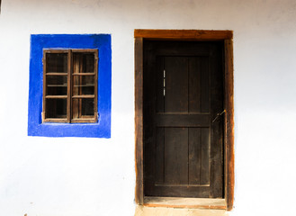 Fototapeta premium old door and window