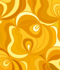 Vector wave background of doodle hand drawn lines
