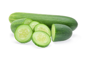 cucumber isolated on white