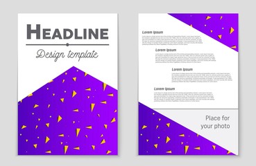 Abstract vector layout background set. For art template design, list, front page, mockup brochure theme style, banner, idea, cover, booklet, print, flyer, book, blank, card, ad, sign, sheet,, a4.