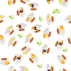 illustration of tea cup