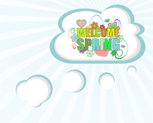 Welcome Spring Holiday Card