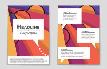 Abstract vector layout background set. For art template design, list, front page, mockup brochure theme style, banner, idea, cover, booklet, print, flyer, book, blank, card, ad, sign, sheet,, a4.