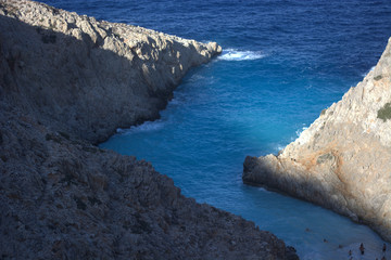 Hell Bay in Crete, Greece
