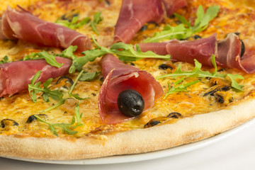 Pizza in a plate