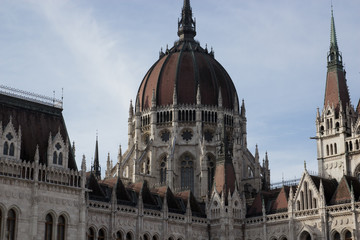 Obraz premium The house of the parliament, Budapest, Hungary