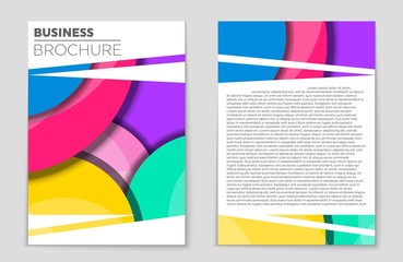 Fototapeta premium Abstract vector layout background set. For art template design, list, front page, mockup brochure theme style, banner, idea, cover, booklet, print, flyer, book, blank, card, ad, sign, sheet,, a4.