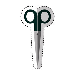 first aids scissors icon vector illustration design