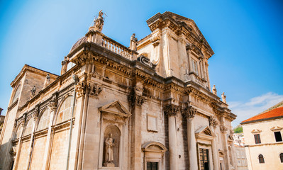 Fototapeta na wymiar Cathedral in Dubrovnik