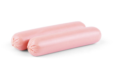 Sausage, breakfast on white