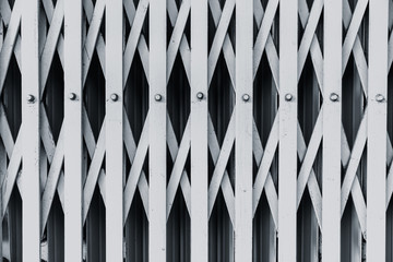 steel shutter door texture pattern background.