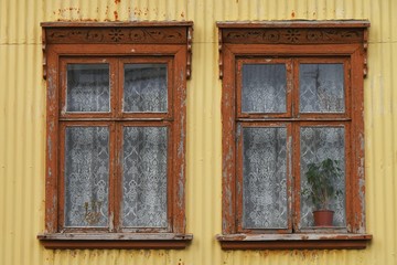 Fenster in Reykjavik