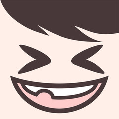 smiling head