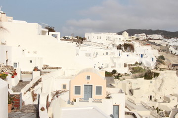 Fototapeta premium Santorini, the beauty of the island, Oia, Cat Island, White Island, sea, fabulous island, the most beautiful village of Oia