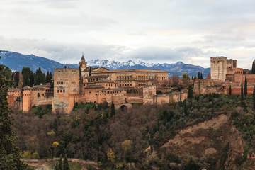 Fototapeta na wymiar The Alhambra of Granada. Spain