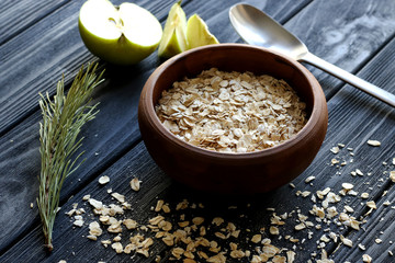 Cuisine interior with cereal