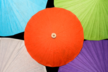 Colorful of Umbrella Backgrounds & Textures