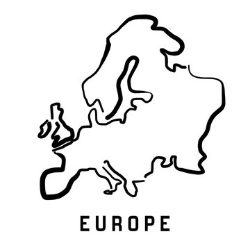 19 Best Black And White Printable Europe Map for Free at Printablee.com
