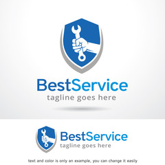 Best Service Logo Template Design Vector 