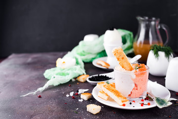 pate in a jar with crackers