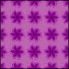 purple geometric floral pattern 