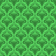 Fototapeta premium Seamless vector floral wallpaper