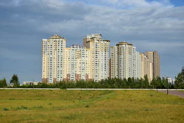 Obraz premium View in Astana, capital of Kazakhstan