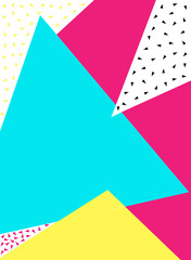 Colorful abstract background. 80s-90s style.
